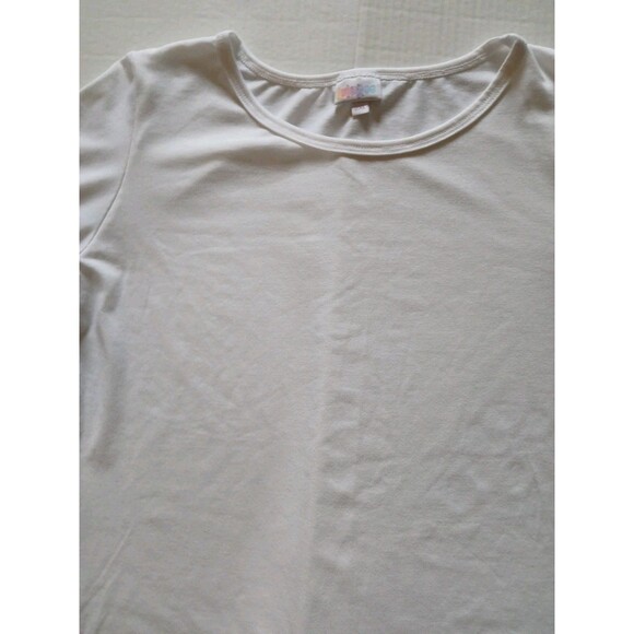 LuLaRoe Ashley T Shirt Womens 2XL White Rare Soft Feel New - Picture 12 of 16